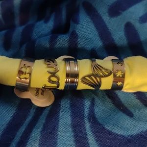 ⭕Ring assortment Stainless Steel Rings #40